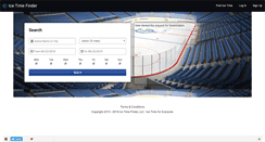 Desktop Screenshot of icetimefinder.com