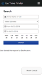 Mobile Screenshot of icetimefinder.com